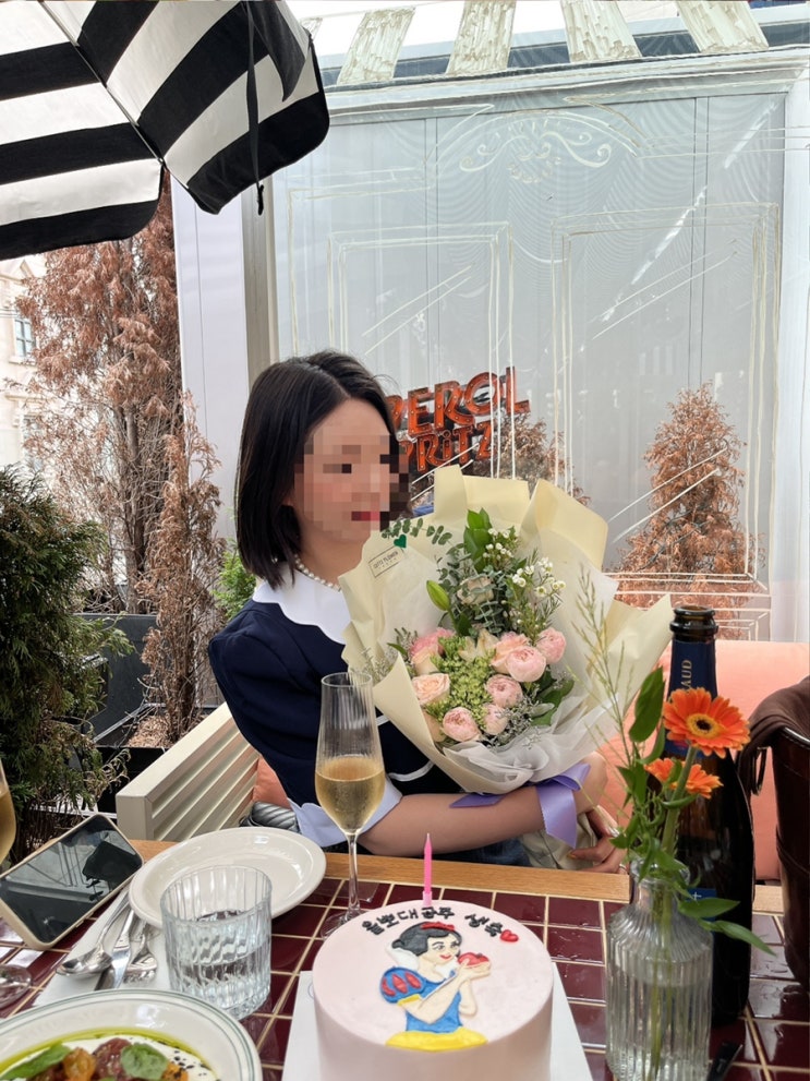  미아역꽃집 꾸띠플라워 생일꽃다발 후기