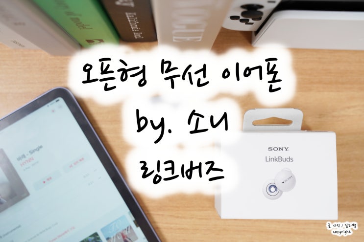  오픈형 무선 이어폰 소니 링크버즈 후기, 등산 산책 등에 최적화된 이어폰(BY. sony LinkBuds)