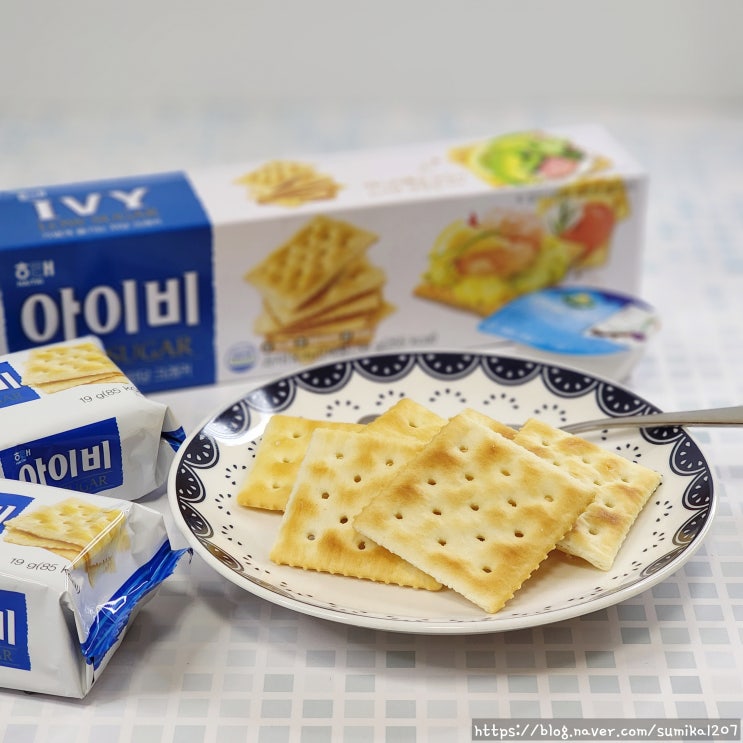 해태 아이비 담백한 과자 크림치즈와 환상궁합! 해태 아이비 담백한 과자 크림치즈와 환상궁합!