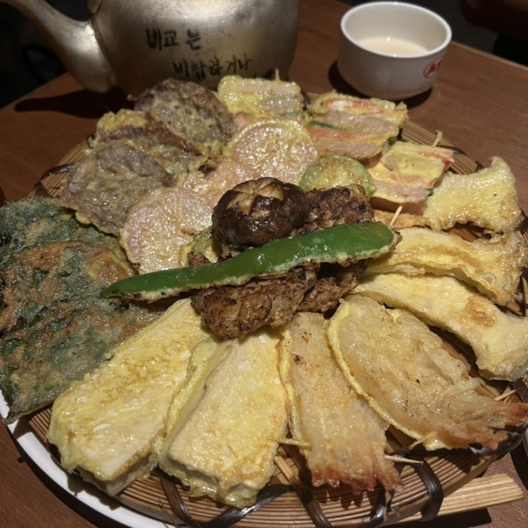  대구교동술집 핫플 초장에서 모듬전 막걸리 먹어요