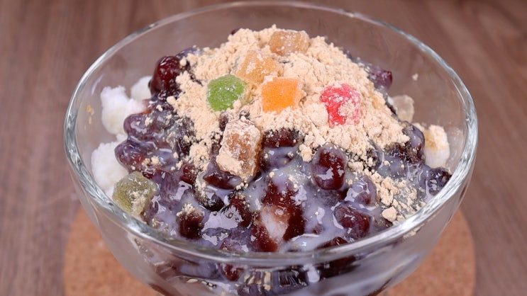  기계없이 팥빙수 만들기 :: 달콤 시원한 우유빙수