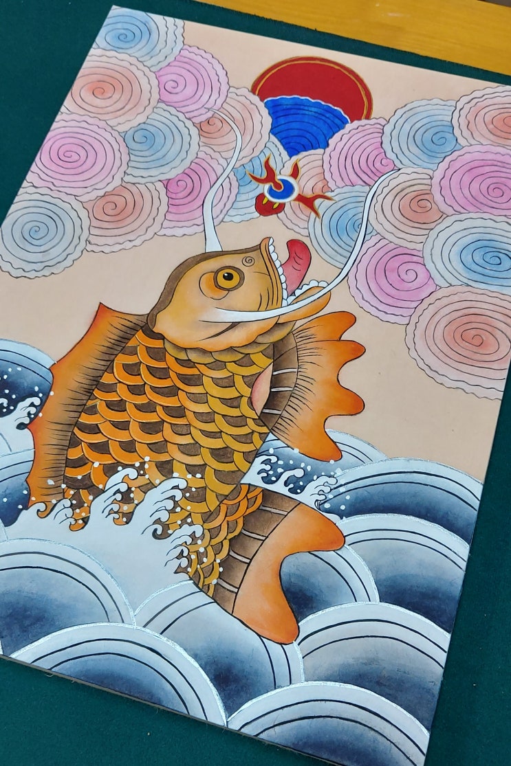  [부산민화]민화 취미로 배우기- 등용문 그리기