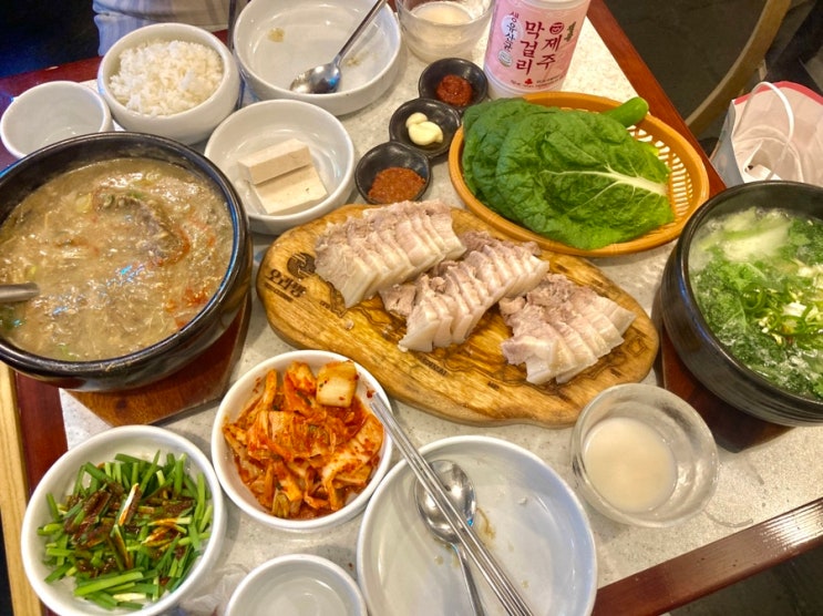  [신사/가로수길맛집]제주도 음식 먹고 싶을땐 신사 오라방(고사리육개장,돔베고기등)