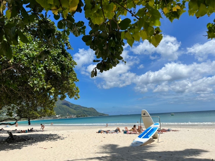  세이셸 여행 : 보발롱 해변(Beau vallon beach)