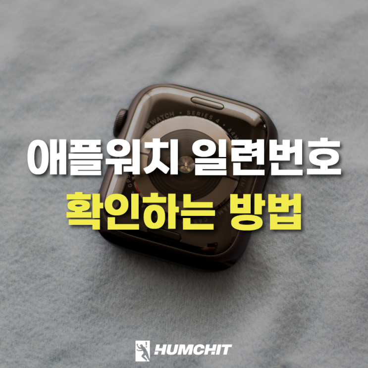  애플워치 일련번호 확인하는 4가지 방법 알아봅시다