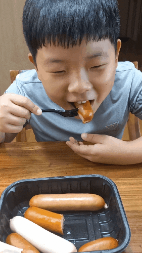  (편의점 간식)위대한 소시지 플래터/ 우리 애들 난리네요