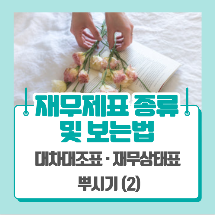  재무제표 종류 및 보는법 - 대차대조표, 재무상태표 (2)