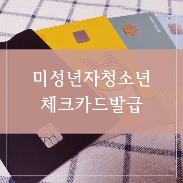  미성년자 청소년 체크카드 발급 시 연령별 필요서류와 재발급 신청 초등학생 후불 교통카드 한도는 얼마일까