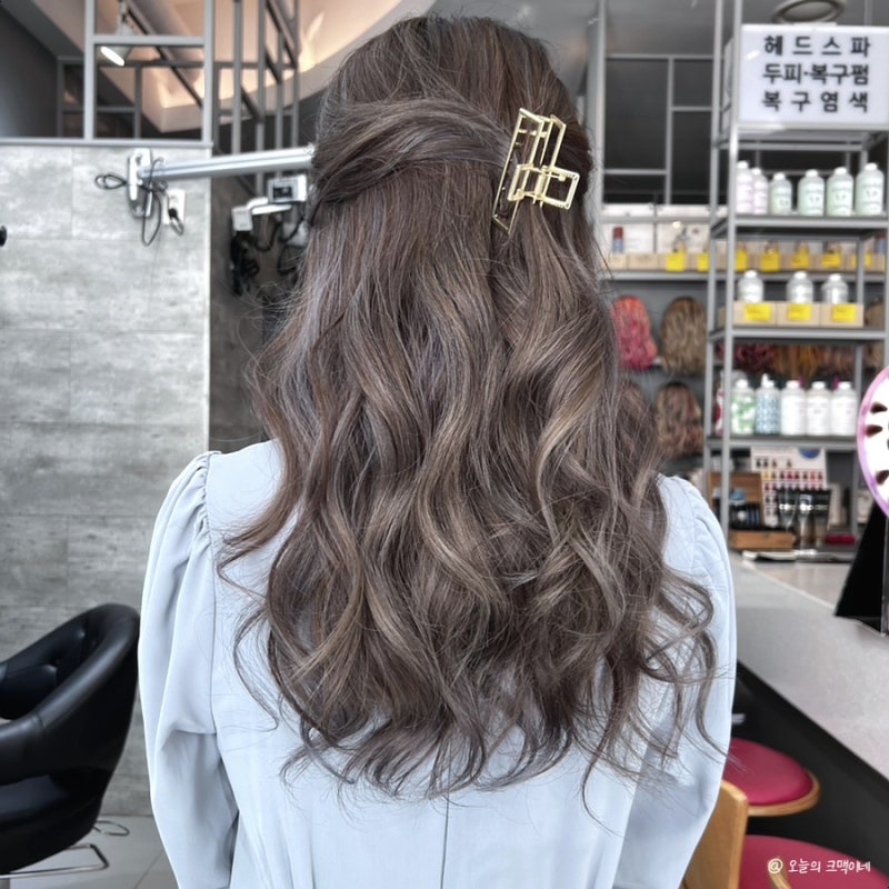 발레아쥬 헤어클리닉 애쉬베이지 염색