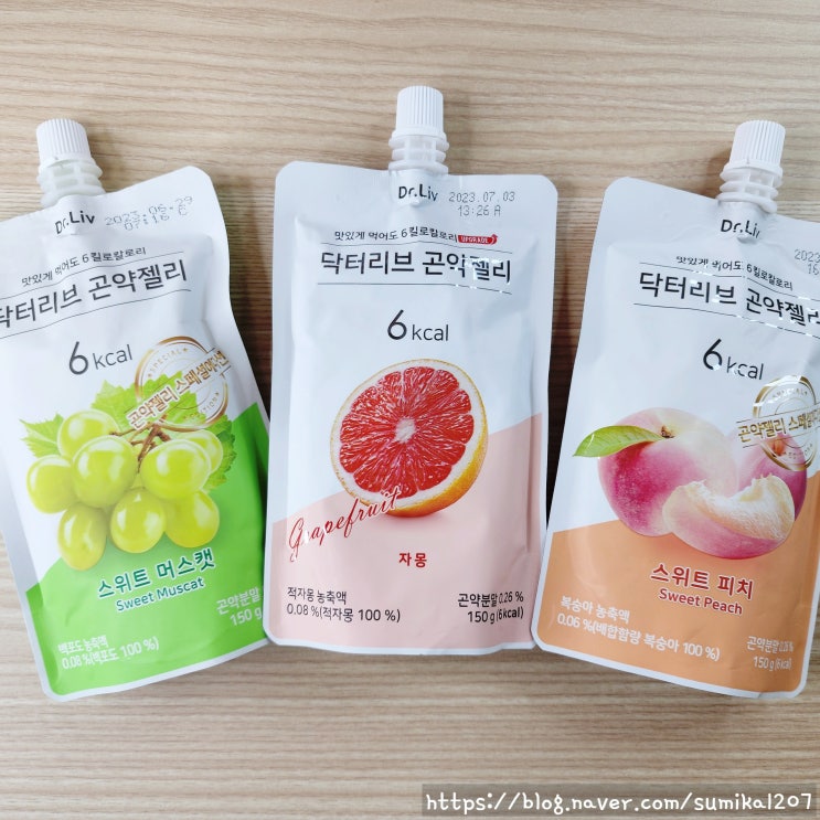 바르닭 닥터리브 곤약젤리 3종 내돈내산 후기 바르닭 닥터리브 곤약젤리 3종 내돈내산 후기