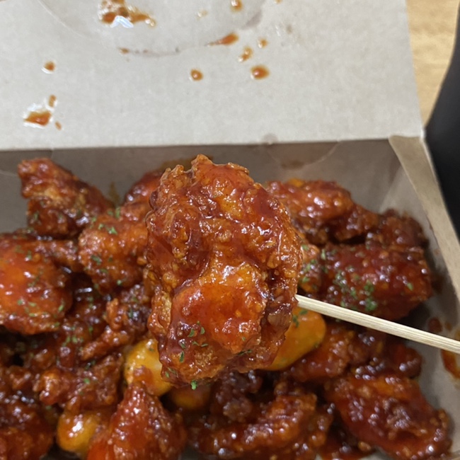  대구 테크노폴리스 맛집 국내산100%닭강정 호랭이닭강정 리뷰