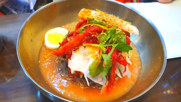 개롱골목냉면 줄서서 먹는 맛집 후기