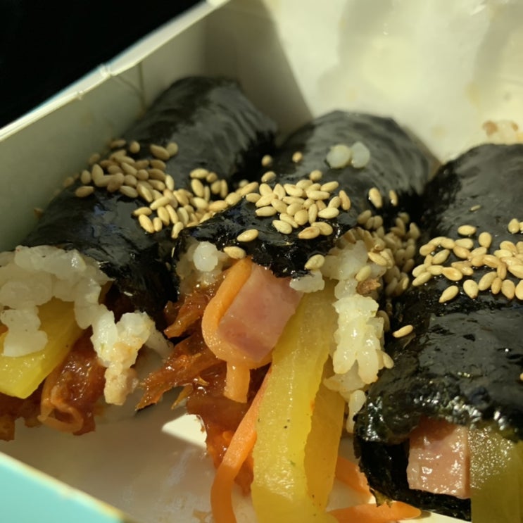 [여수/중앙동 맛집] 아귀채 김밥이 정말 맛있는, 바다김밥