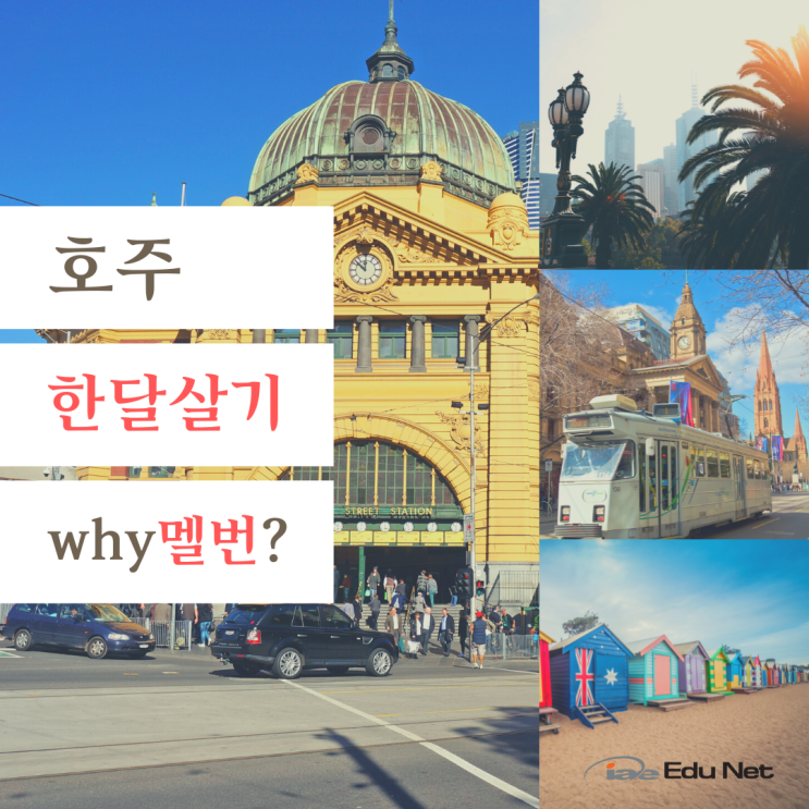  호주 한달살기 강력 추천 멜버른 - 왜 이 곳을 선택할까요? (iae 유학네트 멜번)