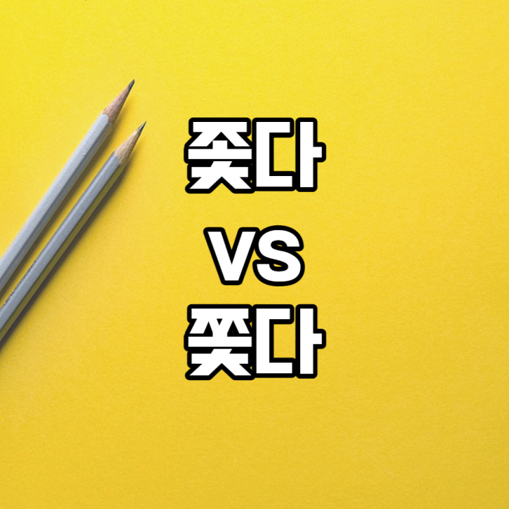 좇다 쫓다 : 이렇게 구분하면 쉬워요!