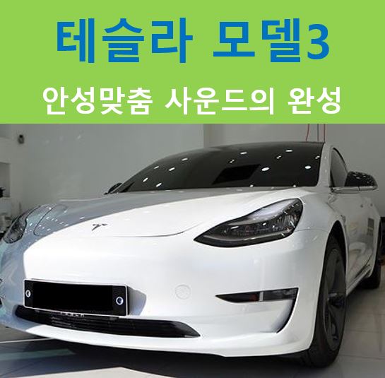  테슬라 모델3, 무스웨이 사운드탑재!