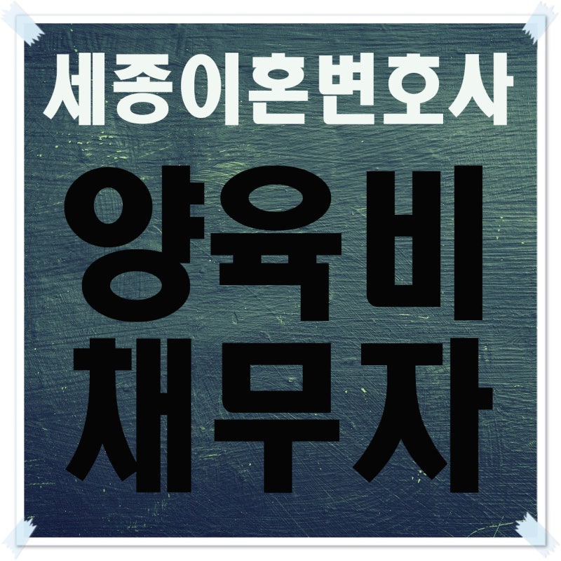 세종이혼전문 변호사 양육비 미지급 대책 마련은