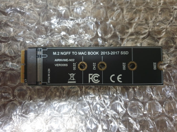 맥북프로 (레티나, 15인치, Mid 2015) M.2 NGFF TO MAC BOOK 2013-2017 SSD