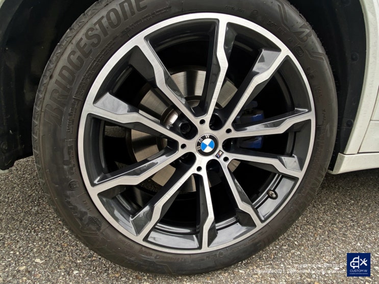 BMW X3 30d 휠상처 다이아몬드 컷팅 휠수리 휠복원