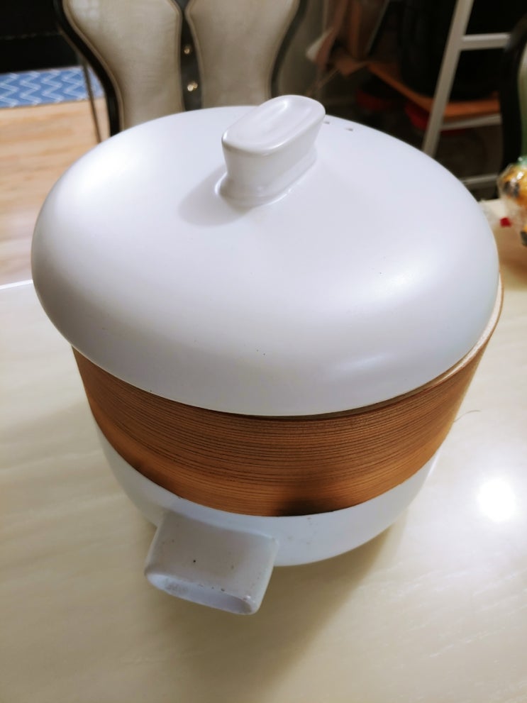  편백나무 세라믹도자기찜기