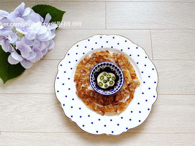  쥐포 에어프라이어 레시피 청양마요소스 에어프라이어 간식 술안주 레시피