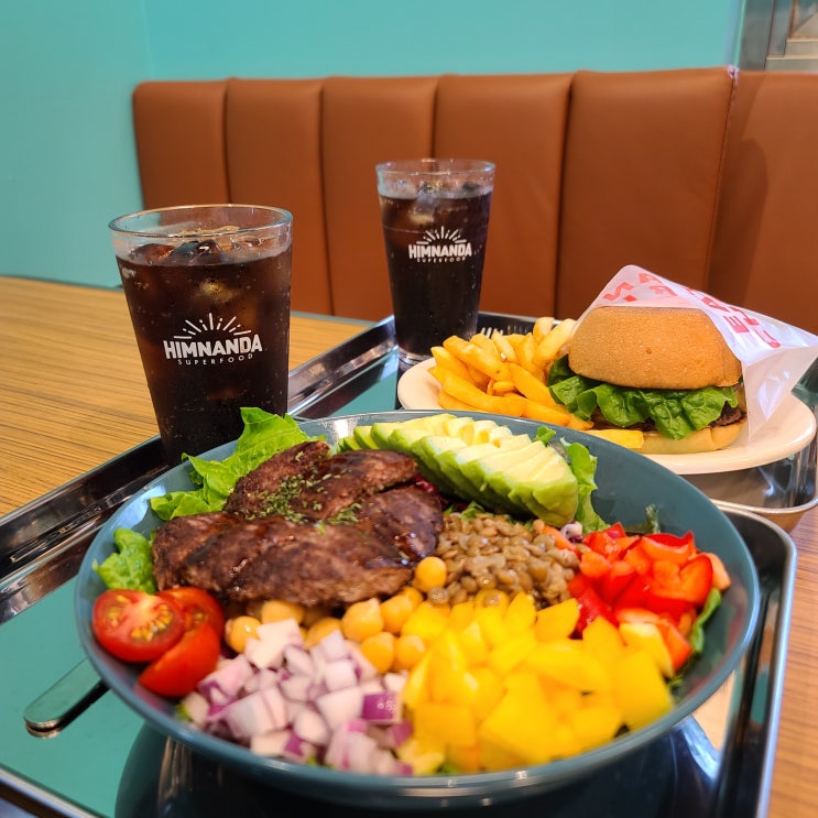  침산동 햄버거 힘난다버거 샐러드도 맛있는