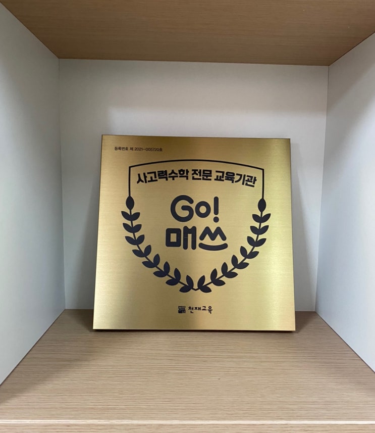  사고력 지도사 자격증