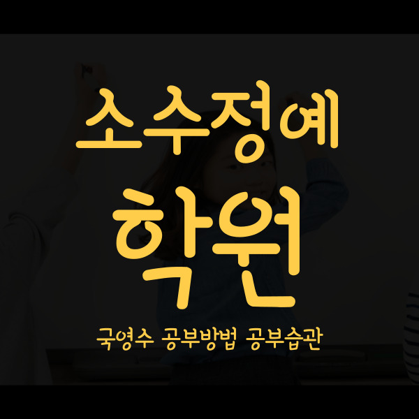  하계1동 수학학원 영어학원 중학생 고등 내신 초등 영수 소수정예 수업해요