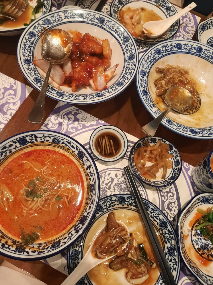  용산 크리스탈제이드 풍성했던 상하이런치코스