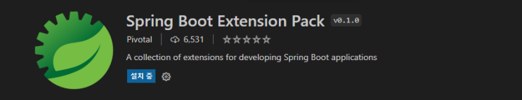  vs code 스프링부트(spring boot) 초기 실행 과정