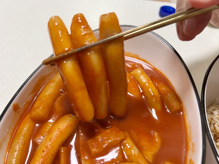  미쓰리떡볶이소스로 간단하게 국물떡볶이, 짜장밥 만들기