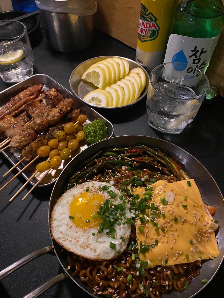  [부산 선술집 추천] 숯불꼬치와 짜파게티가 정말 맛있는 맛집, 고미고미