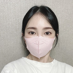 크리넥스 라이트핏 슬림앤쿨 마스크 중형 로즈핑크 착용후기