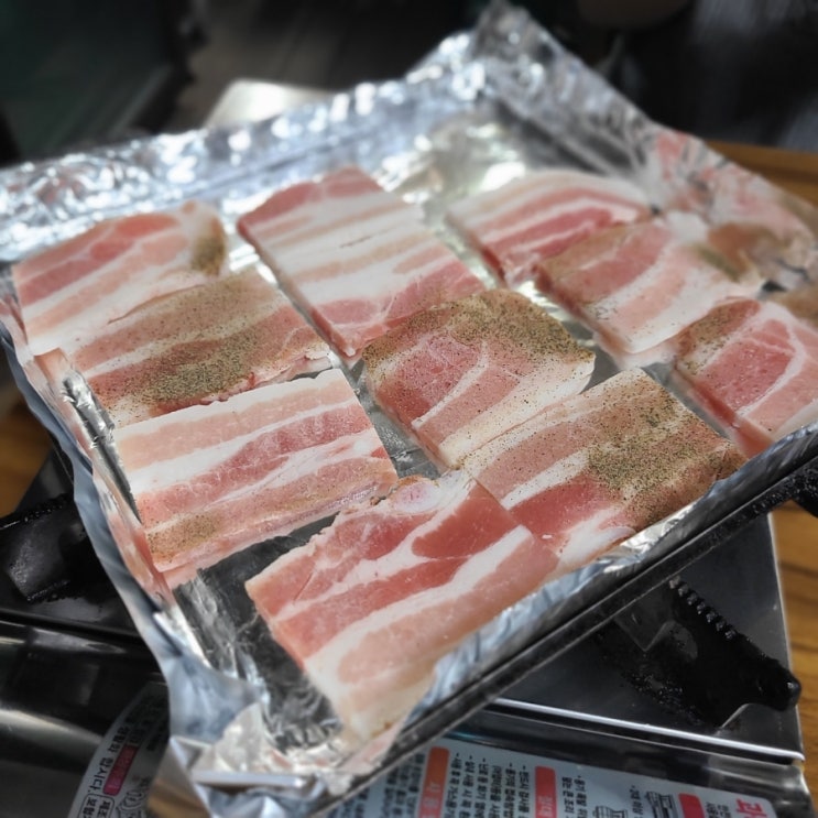  성수동 냉동 삼겹살 맛집 한성식당
