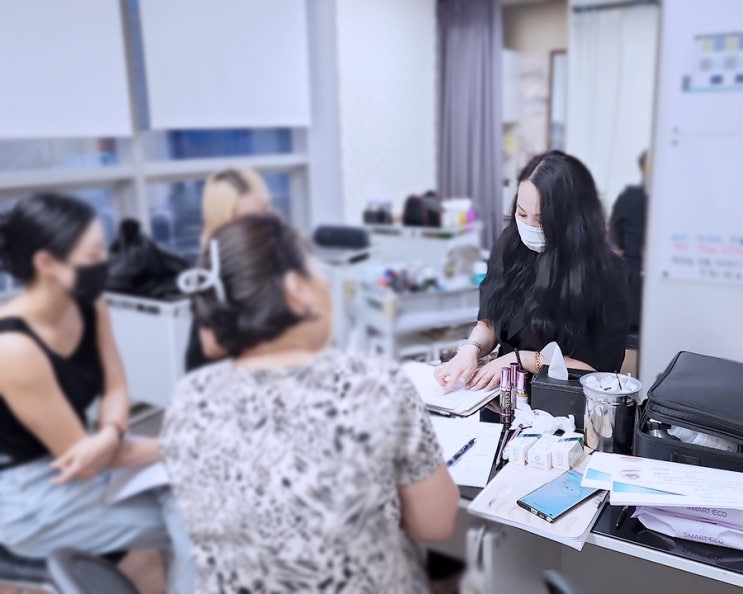  강남반영구학원 실전 색소배합표 만드는 방법