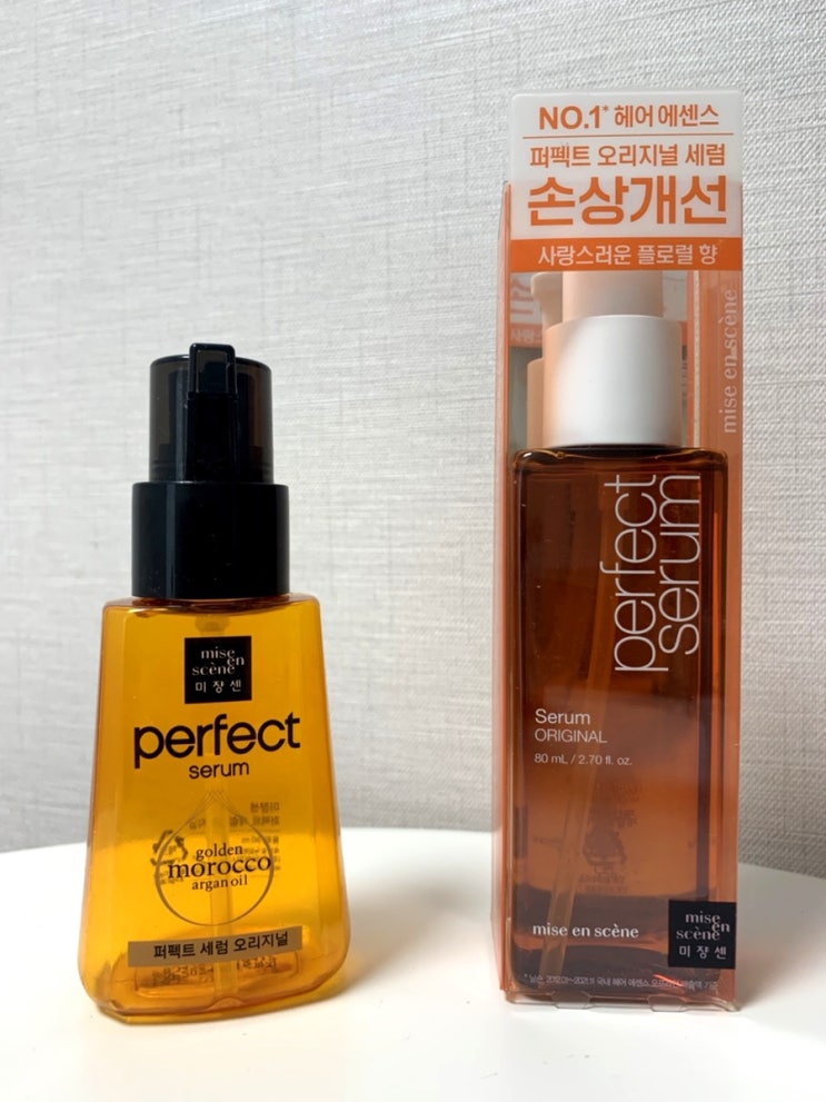  - 머리 헤어 에센스 리뉴얼 된 미쟝센 세럼 솔직 후기, 미쟝센 퍼펙트 오리지널 세럼' -