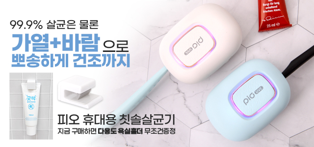  온열 바람 휴대용 칫솔 살균기