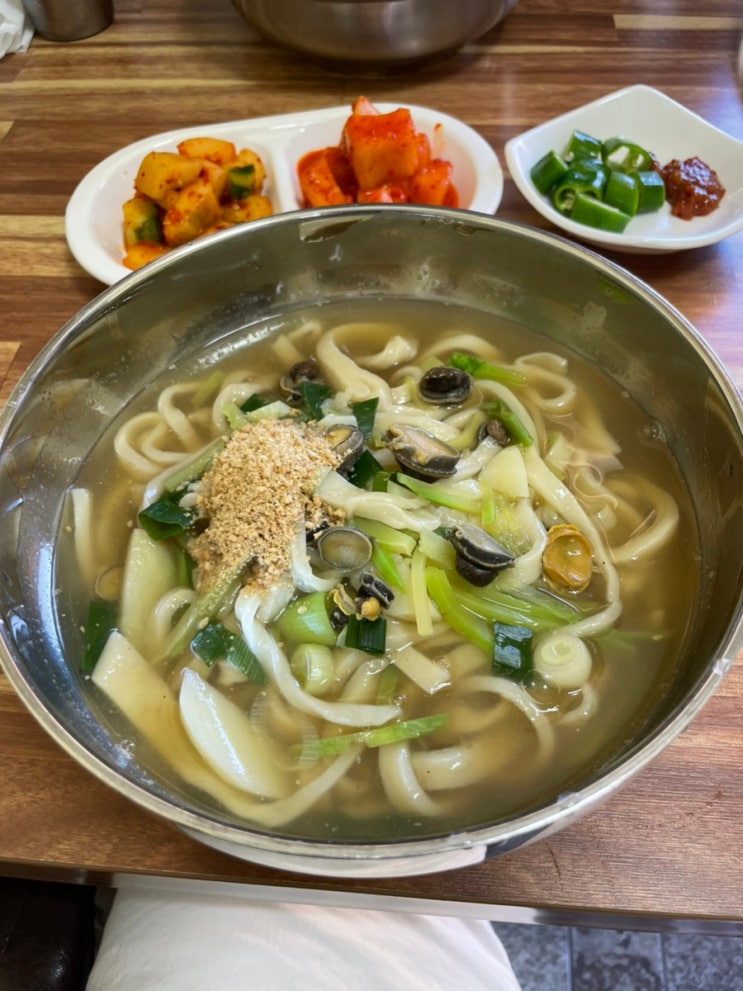  울릉도가면 꼭 맛보아야하는 따개비칼국수 맛집”신애분식”feat.내돈내산