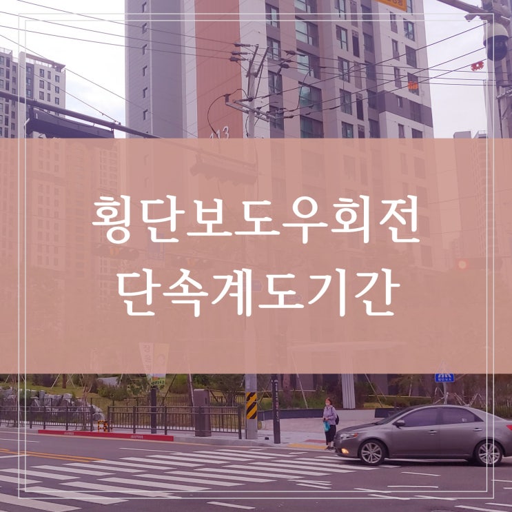  횡단보도 우회전 단속 계도기간 연장 시행과 2022년 개정된 도로교통법 정리 (벌점, 과태료)
