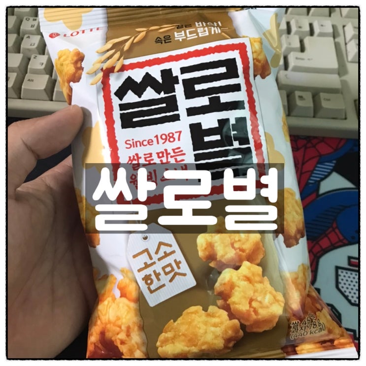 롯데 쌀로별 고소한맛 이마트24 구입 맛 후기