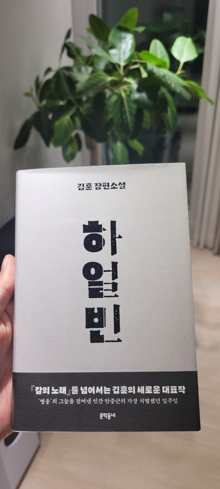  [책 리뷰] 김훈 장편소설 하얼빈을 읽고...