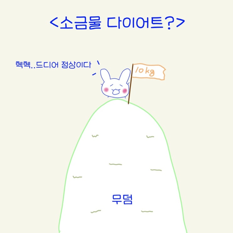  소금물 다이어트 원리와 진실 (부작용)