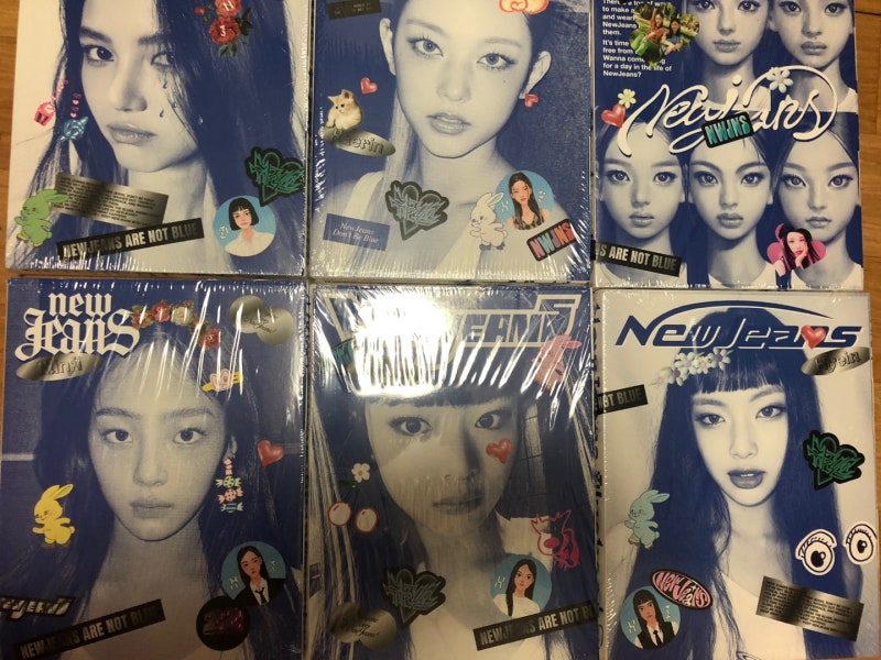 NewJeans 首張迷你專輯 Bluebook 套組評論 (NewJeans Minji、Hanni、Danielle、Haerin、Hyein)