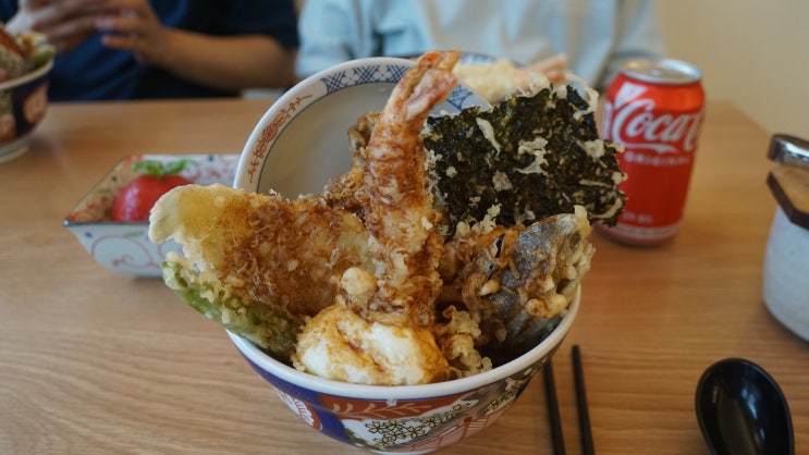  광안리텐동맛집 바삭바삭한 튀김이 정말 맛있는 부산민락동밥집 온센 부산수영구점