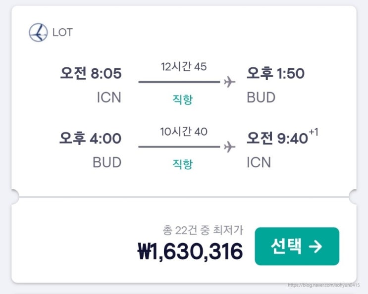  [동유럽 14박 16일 여행 -1] 출국 전_예매