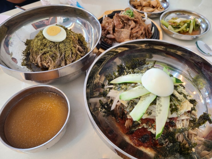  서귀포 남원읍 신례리 "소낭식당" 맛있고 푸짐한 막국수!!