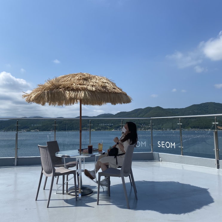  마산 구산면 카페 섬섬 루프탑 데이트