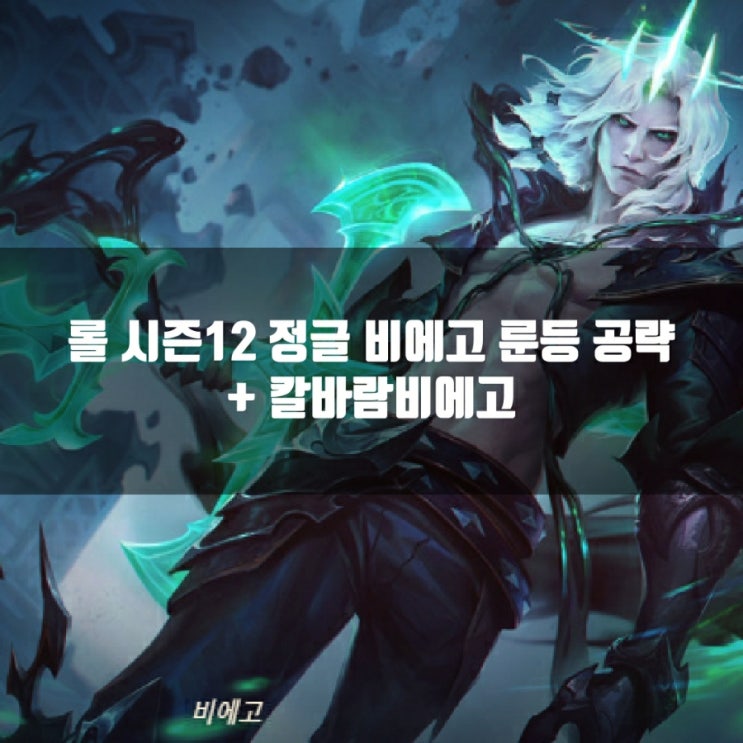 롤 비에고룬, 템트리 + 칼바람비에고 공략 롤 비에고룬, 템트리 + 칼바람비에고 공략