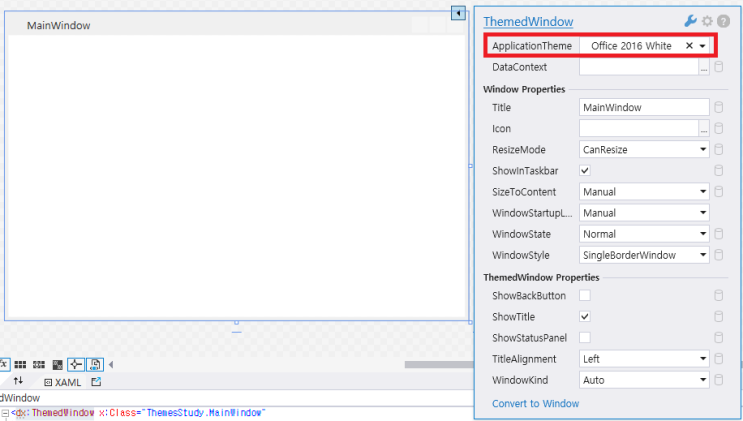  [WPF_DevExpress] 테마(Themes)