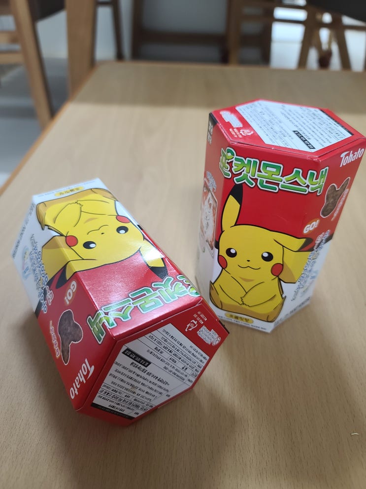 포켓몬 초코맛 스낵 & 스티커 포켓몬 초코맛 스낵 & 스티커